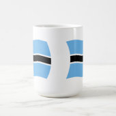 Botswana Flag Tasse (Mittel)