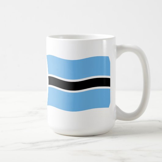 Botswana Flag Tasse (Rechts)