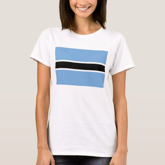 Botswana Flag x Map T - Shirt (Vorderseite)