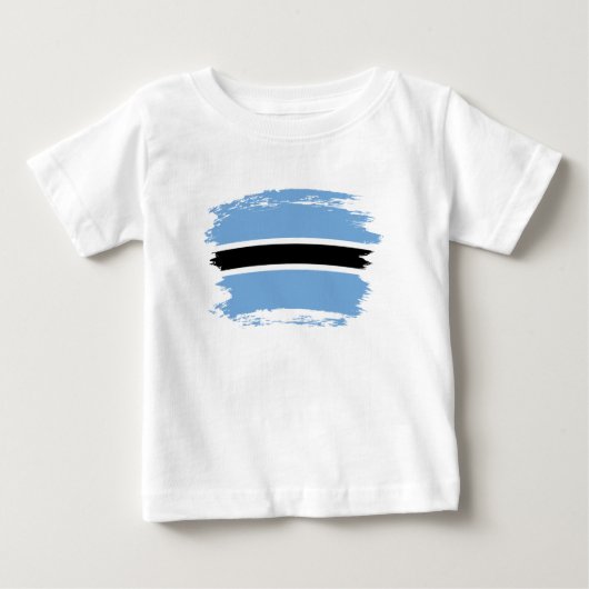 Botswana-Flagge Baby T-shirt (Vorderseite)