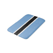 Botswana-Flagge Badematte (Schrägansicht)