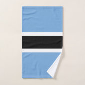 Botswana-Flagge Badhandtuch Set (Handtuch)