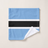 Botswana-Flagge Badhandtuch Set (Waschlappen)