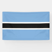 Botswana-Flagge Banner (Horizontal)