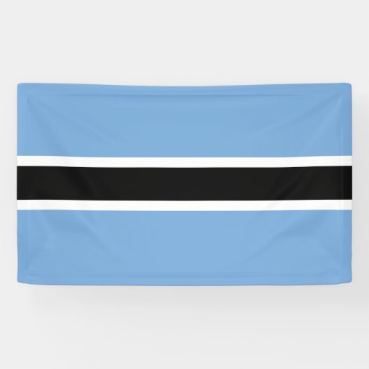 Botswana-Flagge Banner (Horizontal)