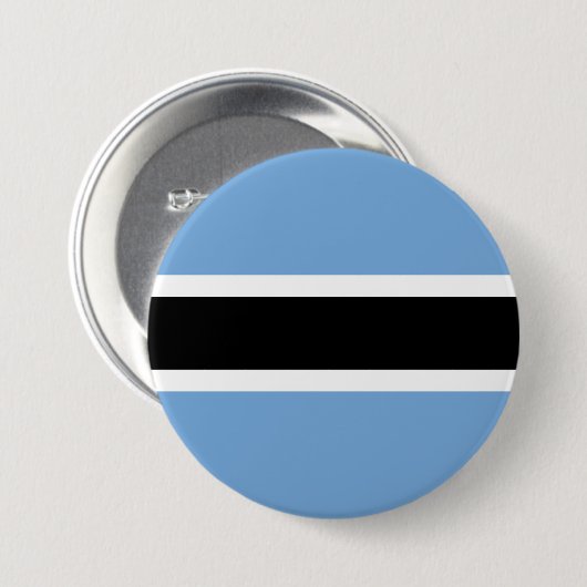 Botswana-Flagge Button (Vorne & Hinten)
