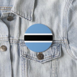 Botswana-Flagge Button