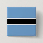 Botswana-Flagge Button (Vorderseite)