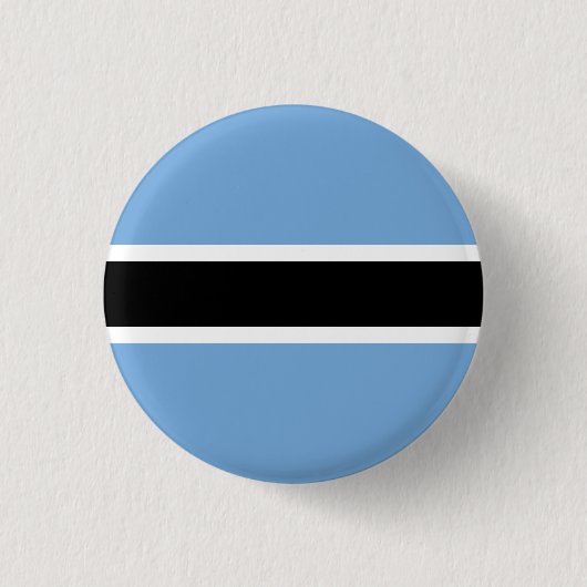 Botswana-Flagge Button (Vorderseite)