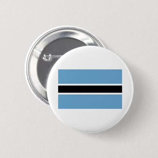 Botswana-Flagge Button (Vorne & Hinten)