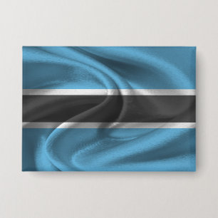 Botswana-Flagge-Button Button
