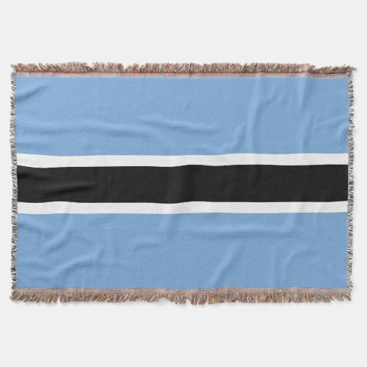 Botswana-Flagge Decke (Vorderseite)