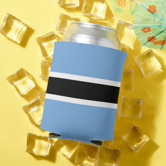 Botswana-Flagge Dosenkühler (In Situ Sommer)