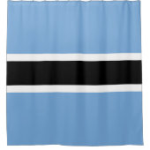 Botswana-Flagge Duschvorhang (Vorderseite)