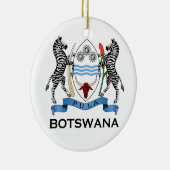BOTSWANA - Flagge/Emblem/Wappen/Symbol Keramik Ornament (Rechts)