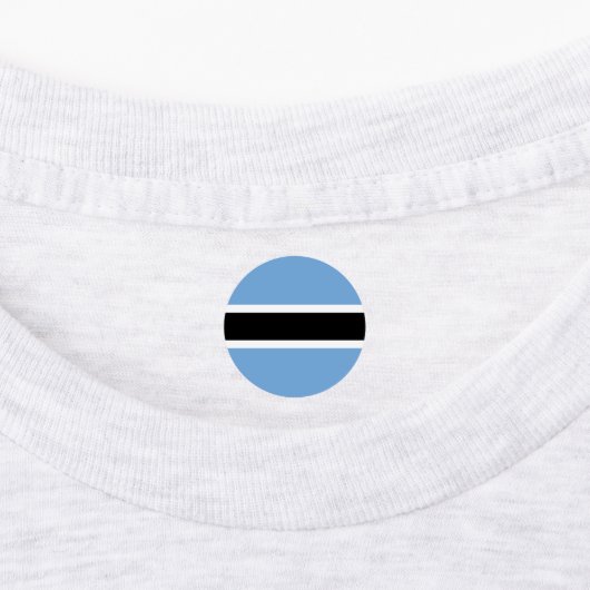 Botswana-Flagge Etiketten (Befestigt)