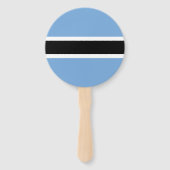 Botswana-Flagge Fächer (Vorderseite)