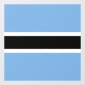 Botswana-Flagge Fensteraufkleber (Blatt)