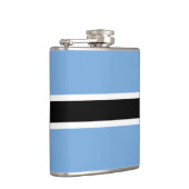 Botswana-Flagge Flachmann (Rechts)