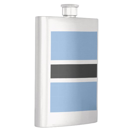 Botswana-Flagge Flachmann (Rechts)