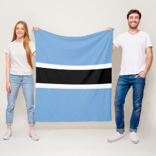 Botswana-Flagge Fleecedecke
