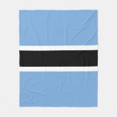 Botswana-Flagge Fleecedecke (Vorderseite)