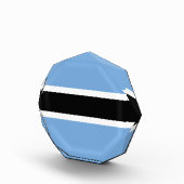 Botswana-Flagge Fotoblock (Rechts)