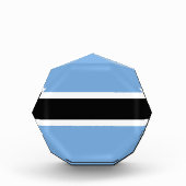 Botswana-Flagge Fotoblock (Vorderseite)
