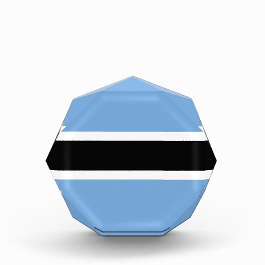 Botswana-Flagge Fotoblock (Vorderseite)