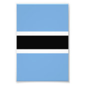 Botswana-Flagge Fotodruck (Vorne)