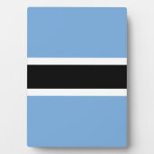 Botswana-Flagge Fotoplatte (Vorderseite)