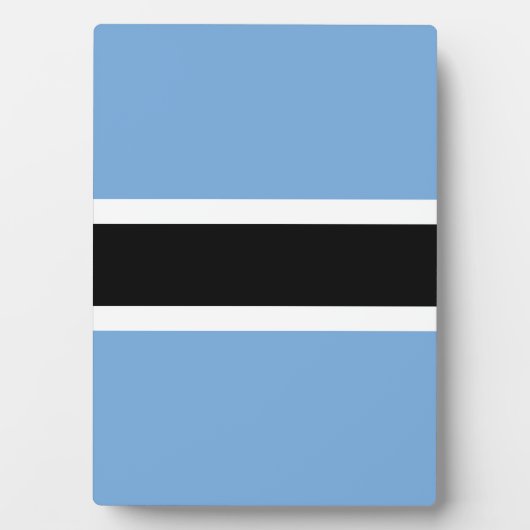 Botswana-Flagge Fotoplatte (Vorderseite)