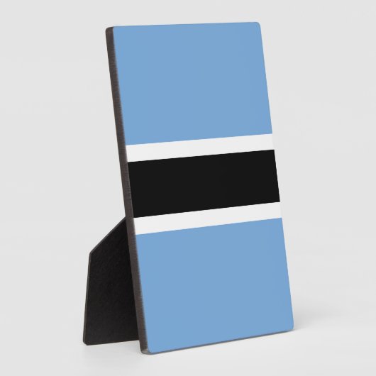 Botswana-Flagge Fotoplatte (Seite)