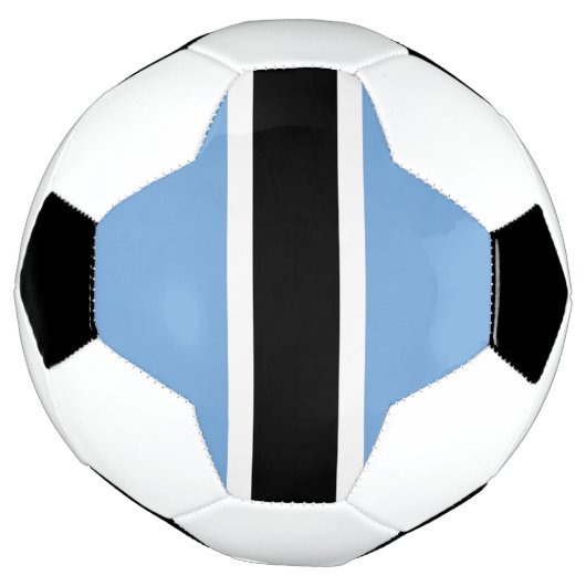 Botswana-Flagge Fußball (Gedreht)
