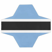 Botswana-Flagge Fußball (Flach)