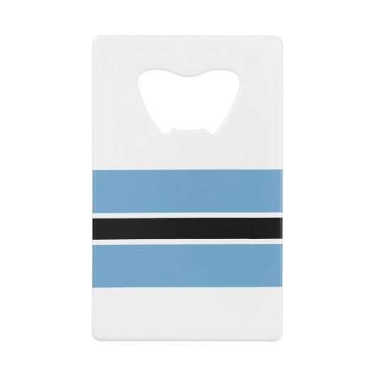 Botswana-Flagge Geldbeutel Flaschenöffner (Vorderseite)