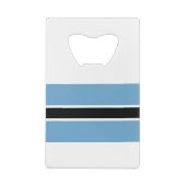 Botswana-Flagge Geldbeutel Flaschenöffner (Rückseite)