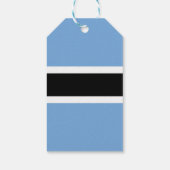 Botswana-Flagge Geschenkanhänger (Rückseite)