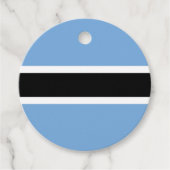Botswana-Flagge Geschenkanhänger (Vorderseite)
