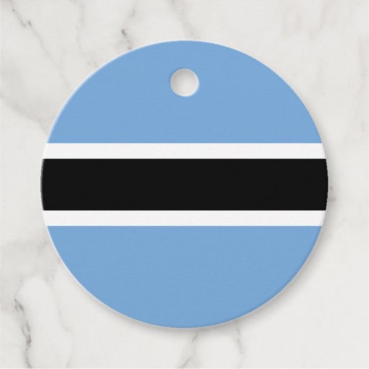Botswana-Flagge Geschenkanhänger (Vorderseite)