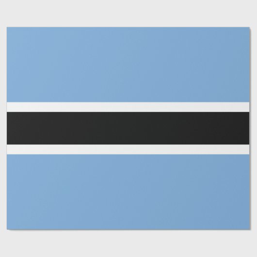 Botswana-Flagge Geschenkpapier (Flach)