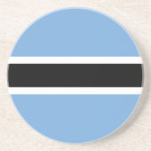 Botswana-Flagge Getränkeuntersetzer (Vorne)
