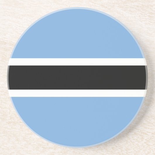 Botswana-Flagge Getränkeuntersetzer (Vorne)