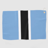 Botswana-Flagge Golfhandtuch (Horizontal)