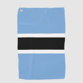Botswana-Flagge Golfhandtuch (Vorderseite)