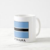 Botswana-Flagge Kaffeetasse (VorderseiteRechts)