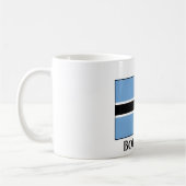 Botswana-Flagge Kaffeetasse (Links)
