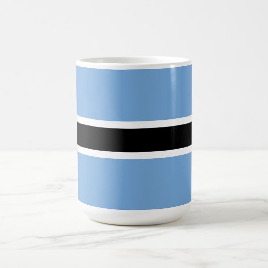 Botswana-Flagge Kaffeetasse (Mittel)