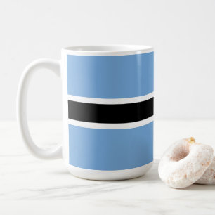 Botswana-Flagge Kaffeetasse