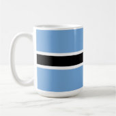 Botswana-Flagge Kaffeetasse (Links)